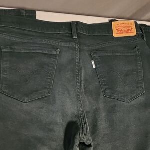 Levi's Green Straight-Leg Jeans Classic Style
